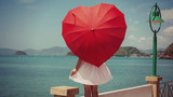 Зонтик-сердце