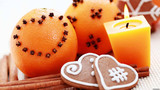 праздничные апельсины